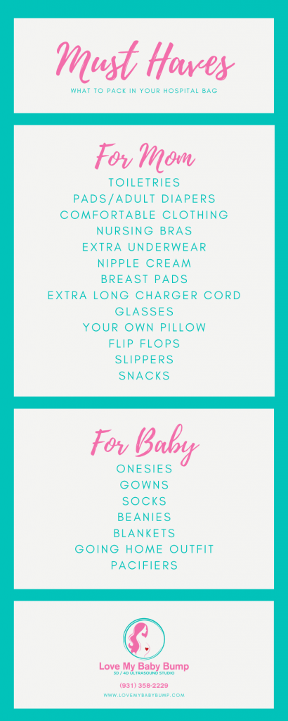 What to Pack in Your Hospital Bag For Childbirth