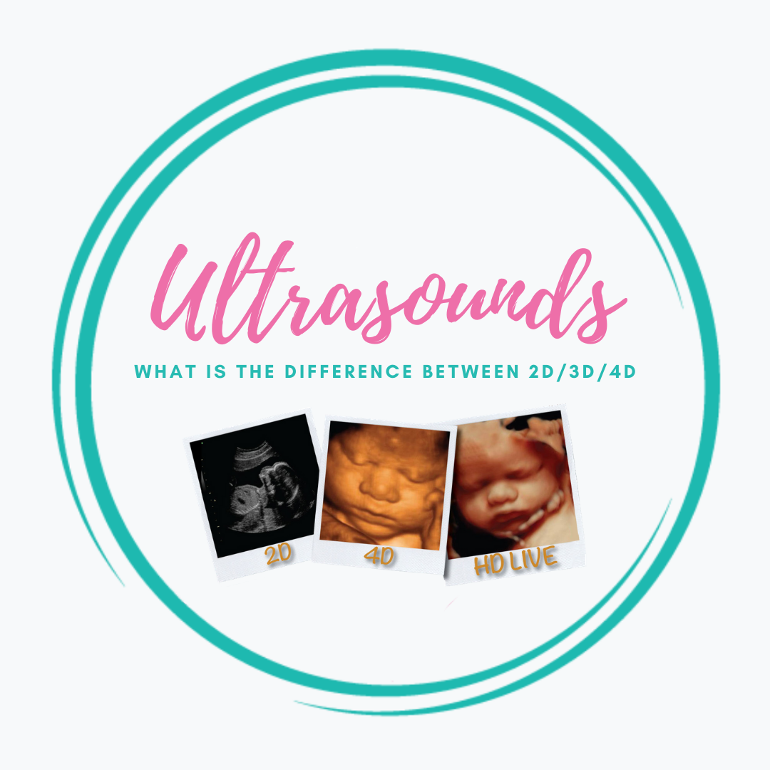 what is the difference between 2D 3d 4d ultrasounds